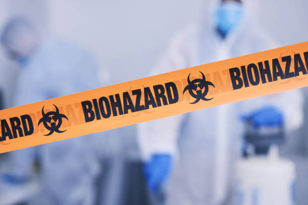 Professional Biohazard technician working in Dana, NC